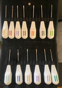 Juego de elevador de luxación de calidad superior para implantología, extracción de raíz atraumática, osteótomo de extensión, periotomo apical, juego de 6 uds. - Product Image 5