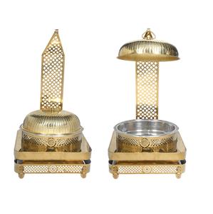 Juego de Recipientes para Calentar Alimentos con Recubrimiento PVD Dorado Premium Moderno, Bloques de Cortar para Hoteles, Calentadores de Alimentos, Equipo de Buffet para Eventos de Catering. - Product Image 5