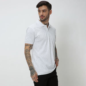 เสื้อโปโลสำหรับผู้ชายขายดีเสื้อยืดผ้าฝ้ายผ้าไหม100% เสื้อยืดพิมพ์โลโก้ตามสั่งพิมพ์ลายพลัสไซส์ระบายอากาศลาย3D - Product Image 3