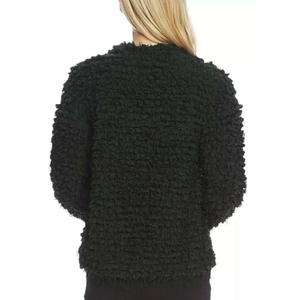 Maglione Casual Classico Verde a Collo Alto in Maglia Teddy di Vince Camuto, Traspirante, Stile Coreano, per la Stagione Invernale - Taglia Piccola - Product Image 2