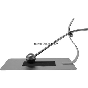 Porte-serviettes en acier inoxydable en métal plaqué argent de concepteur de haute qualité pour porte-serviettes de décoration de table de luxe - Product Image 3