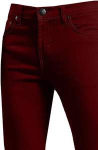 Pantalons en jean de qualité supérieure sur mesure, coupe régulière, pour hommes, streetwear, mode, respirant, extensible, couleur marron, pantalons en jean pour hommes - Product Image 3