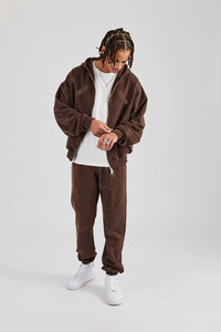 ใส่ได้ทั้งชายและหญิง500 GSM ชุดวอร์มสเวตเชิ้ตแนวสตรีทเสื้อวอร์มสำหรับฤดูหนาวชุดวอร์มมีฮู้ดสำหรับผู้ชายและผู้หญิง - Product Image 6