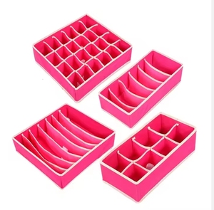 Hot Bán Nhà Đa-Kích Thước Áo Ngực Đồ Lót Vớ Lưu Trữ Hộp Có Thể Gập Lại Hộ Gia Đình Không Dệt Tủ Quần Áo Ngăn Kéo Tủ Quần Áo Lưu Trữ - Product Image 5