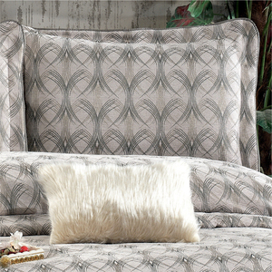 Guzide Podyum Mink 4-Piece Customized Classic Luxury Home <b>Bedspread</b> <b>Set</b> 100% Chenille Organic Woven Striped Washable Anti-Dust - Product Image 3