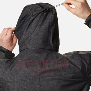 แจ็กเก็ตมีฮู้ดแฟชั่นสำหรับผู้ชาย, แจ็คเก็ตน้ำหนักเบาระบายอากาศเปลือกแข็งกันลมกันฝนกันน้ำทำจากไนลอนโพลีเอสเตอร์ - Product Image 5