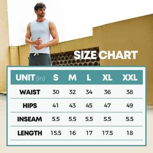 Pantalones cortos de gimnasio 2 en 1 Poliéster Pantalones cortos de compresión al aire libre de secado rápido Pantalones cortos de gimnasio para hombre ajustados para correr Pantalones cortos de color sólido para hombres - Product Image 6