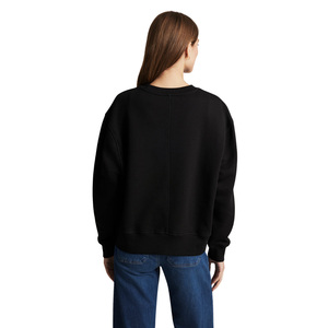 Women's Oversized Crewneck Polyester <b>Fleece</b> <b>Hoodie</b> Sweatshirt Breathable Knitted Casual Print Autumn Winter Plus Size Customized - Product Image 2