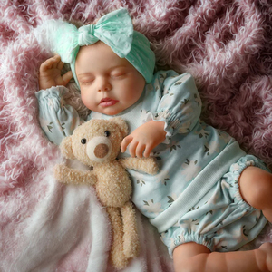 Poupées reborn Babeside Sleeping <span class=keywords><strong>Lucy</strong></span> 20'' Petite fille nourrisson Meilleur cadeau jouet pour enfants - Product Image 4