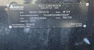 รถแทรกเตอร์แมสซีย์เฟอร์กูสัน 5711 ปี 2024 - ระบบขับเคลื่อน 4 ล้อทรงพลัง พร้อมปั๊มเกียร์อเนกประสงค์ ประสิทธิภาพการเกษตรสำหรับงานหนัก เครื่องยนต์ 110 - Product Image 6