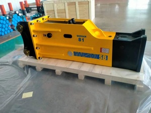 Martillo hidráulico SB81 Tipo de caja con pegatina azul adecuado para excavadoras pesadas con 18-26 toneladas para demolición y construcción - Product Image 5