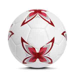 Balón de fútbol de cuero PU de alta calidad tamaño 5 al por mayor a granel partido profesional y entrenamiento fútbol duradero cosido a máquina - Product Image 3