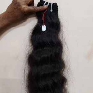 Tissage de cheveux sans enchevêtrement. Meilleur tissage de cheveux sans perte. Cheveux humains vierges naturels vierges Remy de qualité indienne - Product Image 1