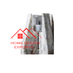 Dernier modèle Design Pilier en marbre noir pour décoration de Noël Bougeoir Dessus de table Mariage et centre de table Décor - Product Image 1