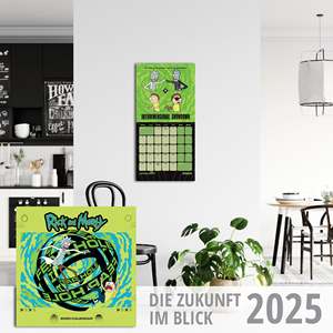 2025 for Rick and Morty Paper <b>Calendar</b> - Product Image 3