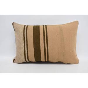 หมอนขนสัตว์ลายทางสีเบจ18X18หมอนหรูหราสไตล์วินเทจนุ่มสไตล์ชนบทสำหรับห้องนั่งเล่นโซฟาเครื่องนอนสำหรับคริสต์มาส - Product Image 1