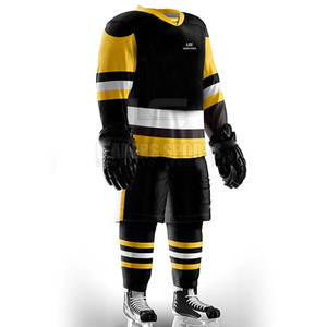 Uniformes de Hockey sobre Hielo Profesionales a Precio de Fábrica, Conjuntos de Equipo de Alta Calidad con Color y Logotipo Personalizados, 100% Poliéster - Product Image 2