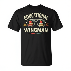 Camiseta educativa Wingman, regalo para profesores y asistentes de enseñanza, para educadores - Product Image 2