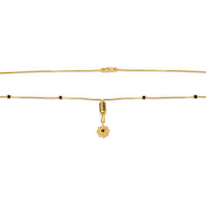 Collar de cuentas finas Luniva Line Fancy Mangalsutra - Product Image 5