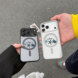 Funda Magnética para Teléfono con Diseño de Mariscos para iPhone 11 a 17 Pro Max, Funda Unisex de TPU Suave - Product Image 2