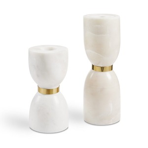 Decorative Marble <b>Candle</b> Jar Hand Silk Printed Wax Vessel From India Trending <b>Candle</b> Pot Hot Selling on <b>Bulk</b> Orders - Product Image 3