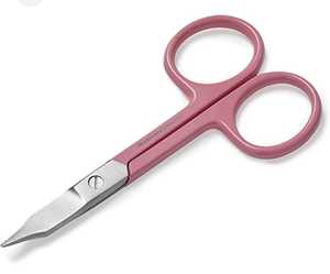 Instruments de beauté couleurs argent et rose ciseaux à cuticules manucure ciseaux de beauté/ciseaux à cuticules de ZACHARY INDUSTRIES - Product Image 1