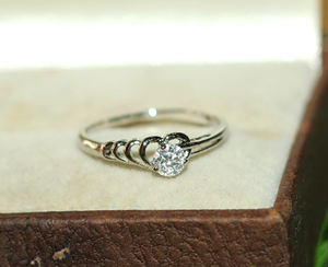 925 Sterling Silver Moissanite <b>Fine</b> <b>Ring</b> Rhodium Plated for Wedding Engagement Religious Anniversary or Party Gift Idea - Product Image 6