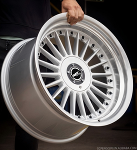 Rines Cóncavos Cromados Roc 4x108 5x120 5x112 Rines para Coche de 17 18 19 Pulgadas Rines Flow Forming para <span class=keywords><strong>Alpina</strong></span> BMW E60 E39 E38 E34 - Product Image 6