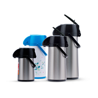 Termo de agua al vacío Bebidas calientes Termo Airpot duradero Anti-desbordamiento y resistente a fugas