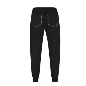 Ropa de calle para hombre, pantalones informales con logotipo personalizado, pantalones de tela de algodón, pantalones para correr informales para hombre al por mayor a la venta - Product Image 5