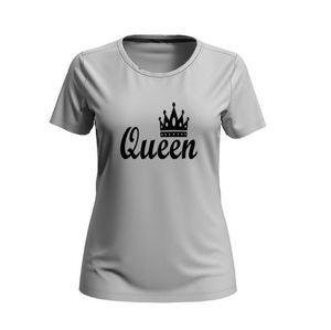 High Quality Knitted Cotton Women's T-Shirt Solid Color Custom Printed <b>Plain</b> Neck Casual Style Compressed Made in Bangladesh - Product Image 4