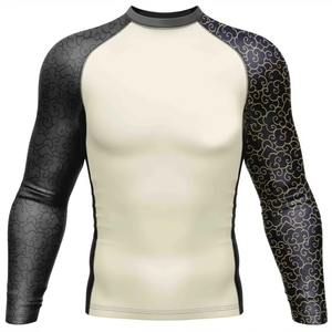 Rashguard de BJJ MMA sublimé |   Haut de grappling imprimé sur mesure |   Tissu respirant en spandex/polyester, manches courtes, séchage rapide - Product Image 2