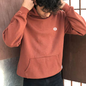 2025 nueva llegada sudaderas con capucha de gran tamaño de invierno informales de alta calidad para hombres con estampado Digital patrón sólido suministro ODM cuello con capucha - Product Image 2