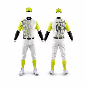 Uniforme de béisbol Material suave Transpirable Secado rápido Servicio OEM Precio al por mayor Diseño personalizado Tamaño Uniforme de béisbol ligero - Product Image 5
