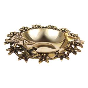 Bol décoratif fait à la main en métal poli pour les bords de service Vaisselle artisanale de qualité supérieure pour les bols sûrs plaqués Zahid safe - Product Image 4