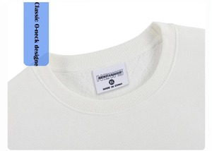 เสื้อกันหนาวมีฮู้ดสำหรับผู้ชาย, เสื้อกันหนาวผ้าฝ้ายหนาสีทึบ500GSM โลโก้ตามสั่งใหม่สำหรับฤดูใบไม้ร่วงฤดูหนาว - Product Image 3