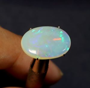 โอปอลธรรมชาติจากออสเตรเลียทรงรี 4 กะรัต คุณภาพสูง งานแฮนด์เมด - Product Image 4