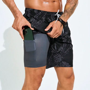 Pantalones Cortos Personalizados con Logotipo, de Algodón Grueso de 380 g/m², para Hombre, Lavados y Desgastados - Product Image 1