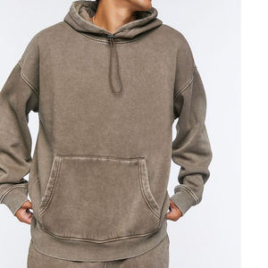 Sudaderas con capucha a cuadros para hombre Sudadera con capucha Hip Hop Letter Print Oversize Casual Baggy Pullover Hoodie - Product Image 1