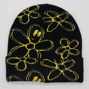 Bonnet en tricot de laine mélangée avec logo personnalisé de haute qualité Utilisation de plage commune Impression par transfert par sublimation de différentes couleurs pour l'usine de voyages - Product Image 5