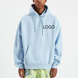 Sweat à capuche pour homme en molleton épais 100% coton de haute qualité, imprimé avec un logo personnalisé, écologique, automne - Product Image 5