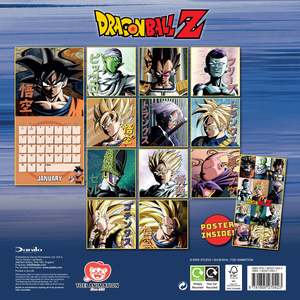 Calendario de pared Dragon Ball Z 2024, minipóster de diseño moderno con tinta - Product Image 6
