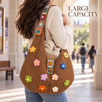 Sac fourre-tout en tissu jacquard double tricot, réutilisable, écologique, avec logo personnalisé, vente en gros directe d'usine