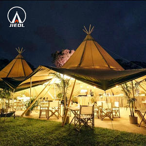 Tienda de Campaña Tipi Grande y Resistente, Perfecta <span class=keywords><strong>para</strong></span> Campamentos y Festivales en Cualquier Clima - Product Image 4