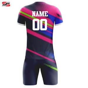 ชุดฝึกซ้อมฟุตบอลผ้าโพลีเอสเตอร์ระบายอากาศแห้งเร็ว100% โลโก้ตามสั่ง - Product Image 2