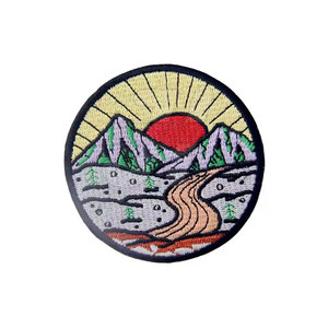 Parche de dragón bordado detallado de alta calidad para chaquetas elegantes Parche de tela de sarga para coser para accesorios personalizados - Product Image 4