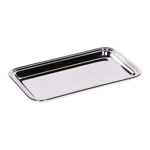 Plateau en métal Forme Thé Table Basse Plateau Ottoman Avec Poignée Unique en Argent pour les Collations Alimentaires Plateau de Service Hôtels - Product Image 4