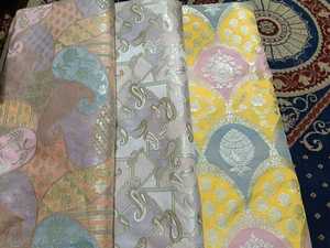 Tela de Brocado de Seda Hecha a Medida, Jacquard Floral con Tejido de Hilo Dorado, Material Real para Lehengas de Novia, Vestidos Étnicos y Tapicería - Product Image 3