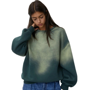 Mujeres cuello redondo Tie Dye sudadera de gran tamaño pulóver personalizado impreso sudadera moda Streetwear sudadera - Product Image 5