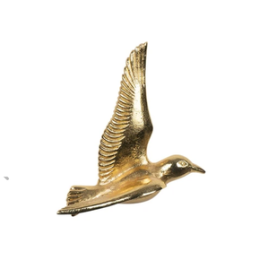 Ambiance Lifestyle Décoration murale ronde moderne en aluminium Meilleure qualité Oiseau doré Salon Chambre Entrée Suspension Design métallique - Product Image 1